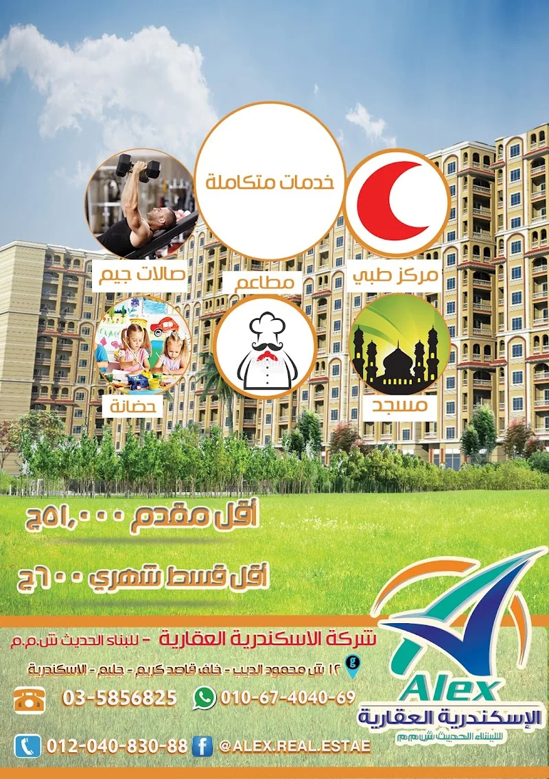 شركة الاسكندرية العقارية للبناء الحديث - صورة 1