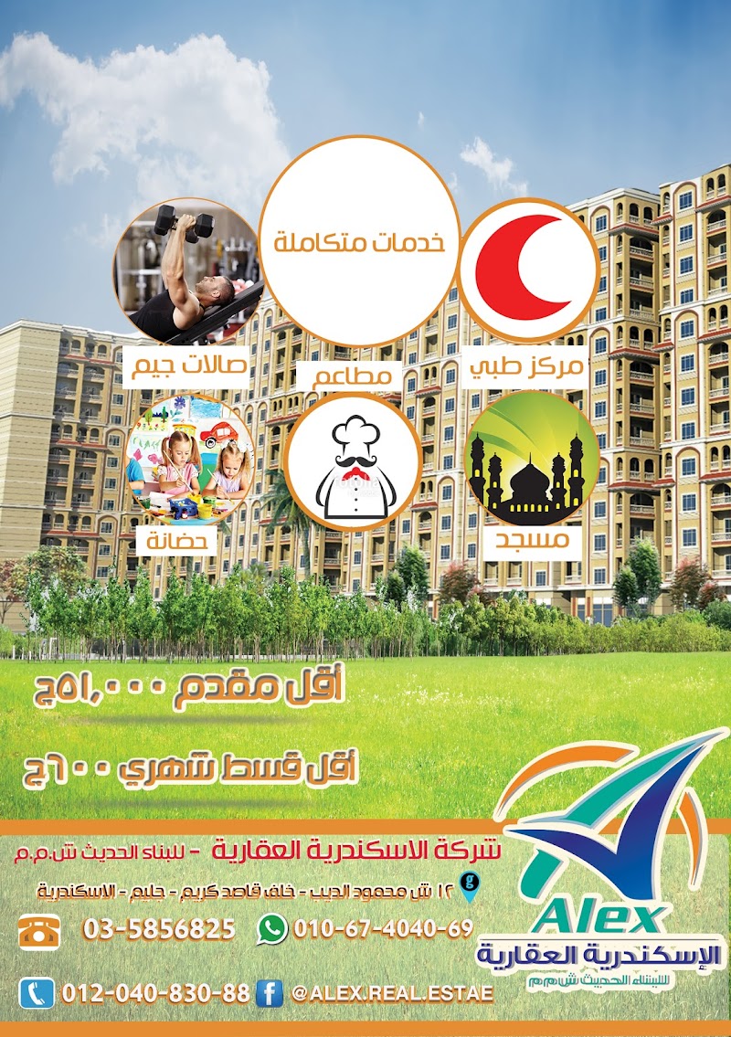 شركة الاسكندرية العقارية للبناء الحديث - صورة 1