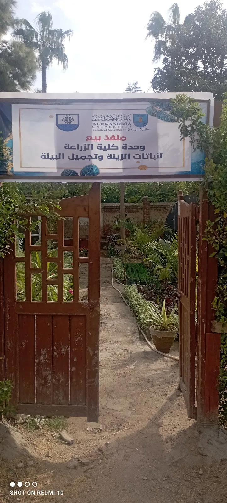 كلية زراعة الشاطبى ـ وحدة الزينة وتجميل البيئة ـ مشتل الارشاد