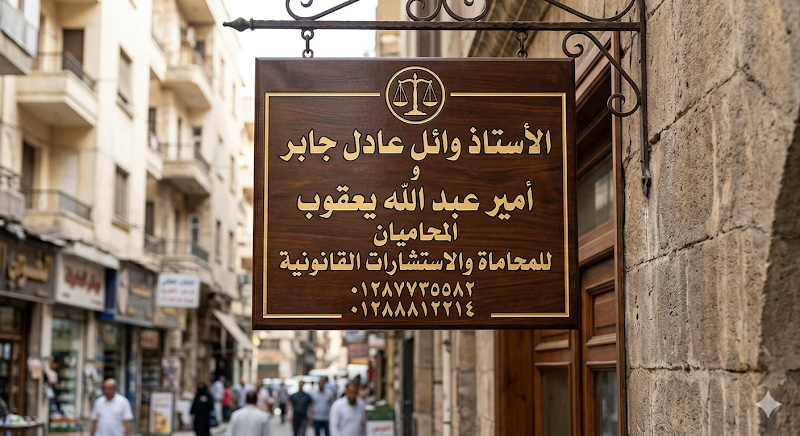 مكتب محاماة الأستاذ وائل عادل والأستاذ امير عبد الله المحاميان