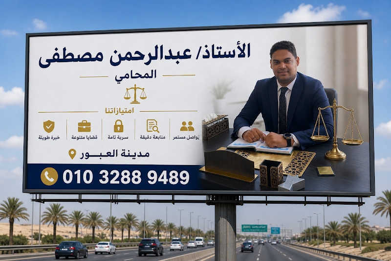 مكتب المحامي عبدالرحمن مصطفي للمحاماه والاستشارات القانونيه بمدينة العبور - صورة 3