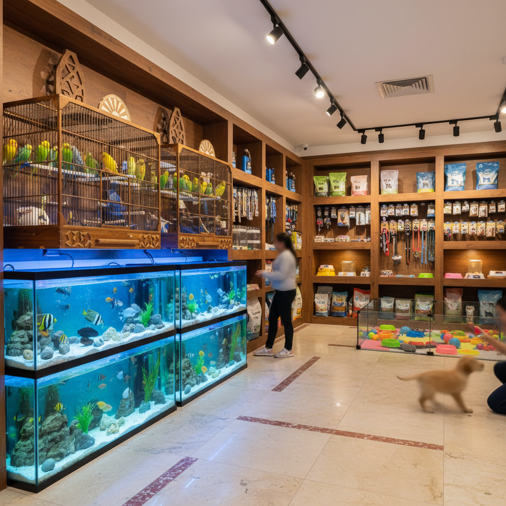 SaNtOs Pet Shop محل خاص ببيع مستلزمات الحيوانات والطيور الاليفه