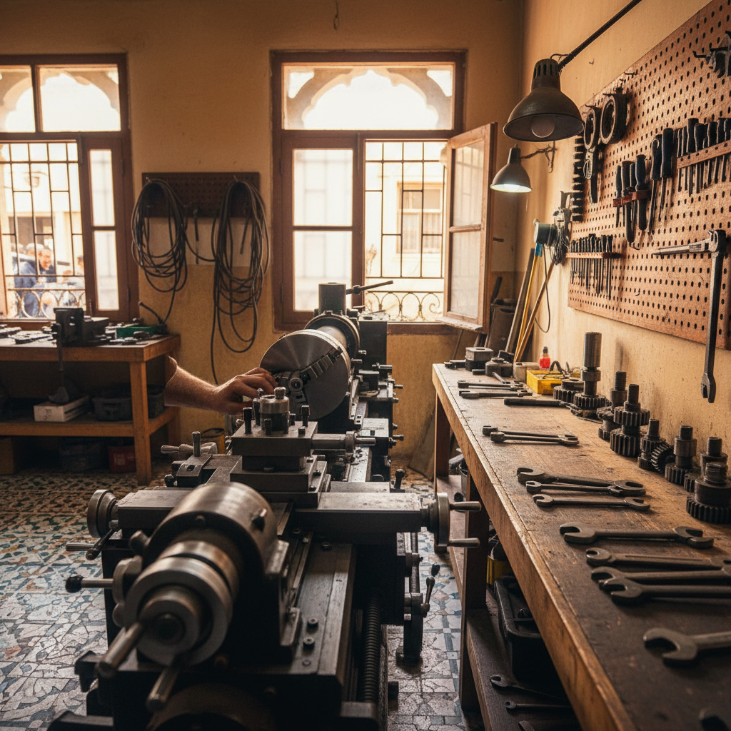 Master Lathe Workshop of Bassam Sobhi