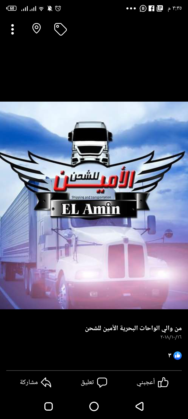 شركة الامين للشحن - صورة 1
