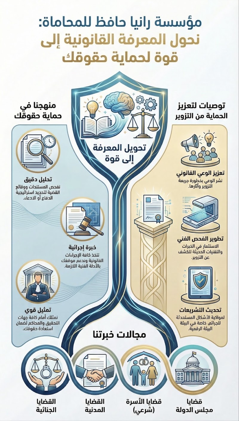 مؤسسه رانيا حافظ للمحاماه والإستشارات القانونية - صورة 1
