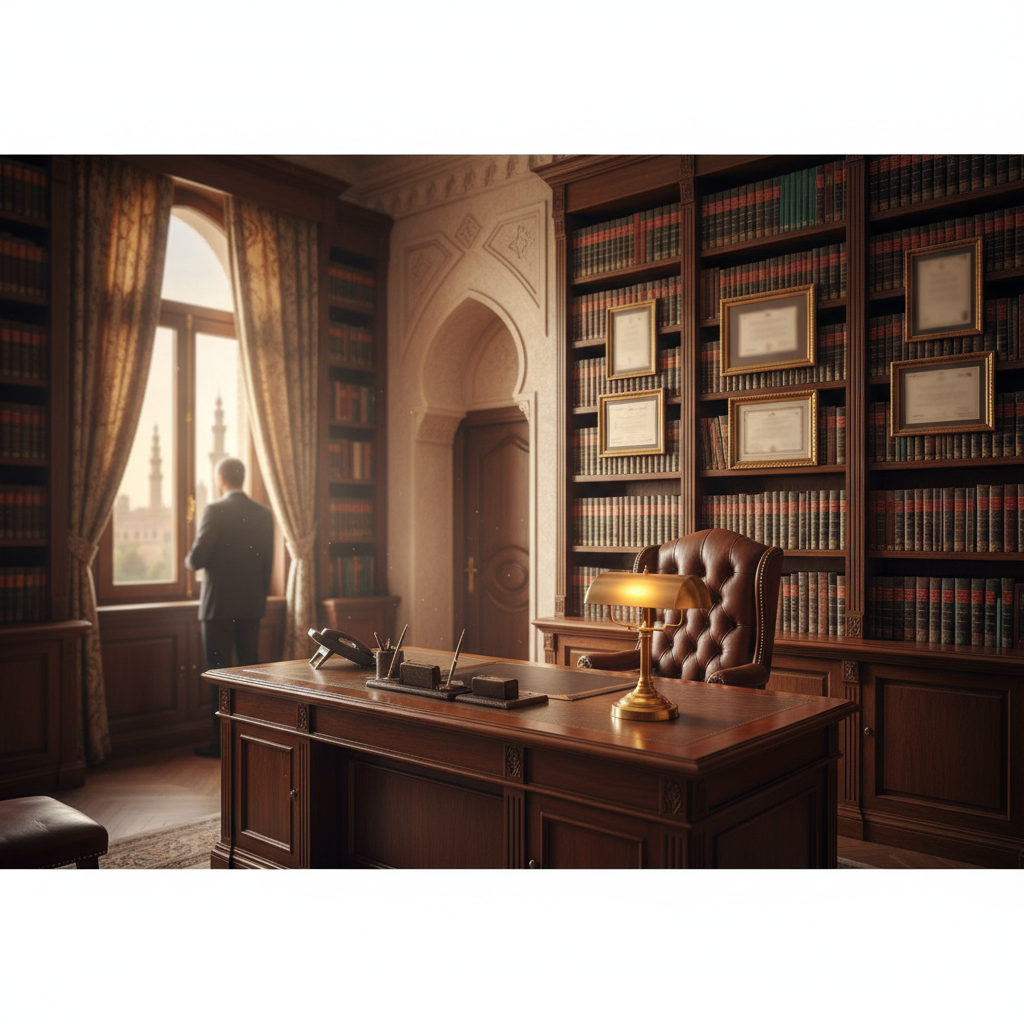 The office of Mr. Ayman Ahmed Abdel Salam, Attorney at Law, specializing in appeals and administrative law.