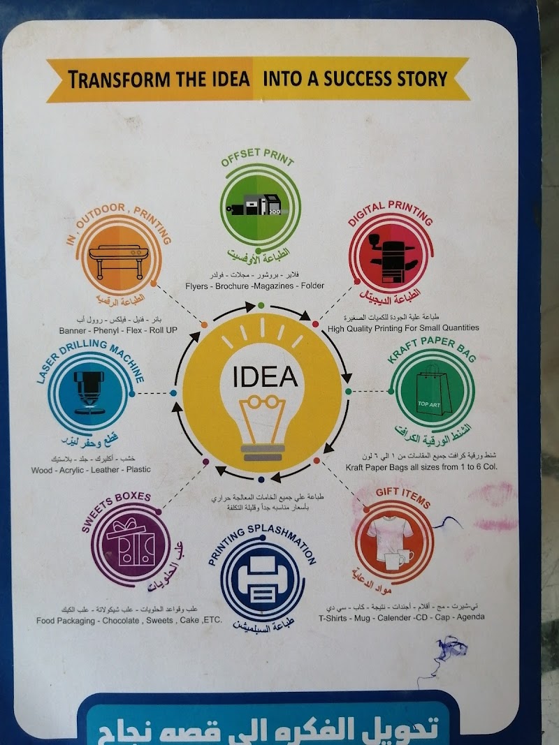 Top Art Advertising and student services, Ismailia